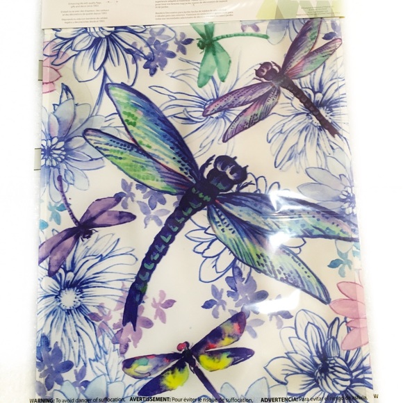 Dragonfly Welcome Spring Garden Flag 12.5 x 18” - Picture 4 of 4